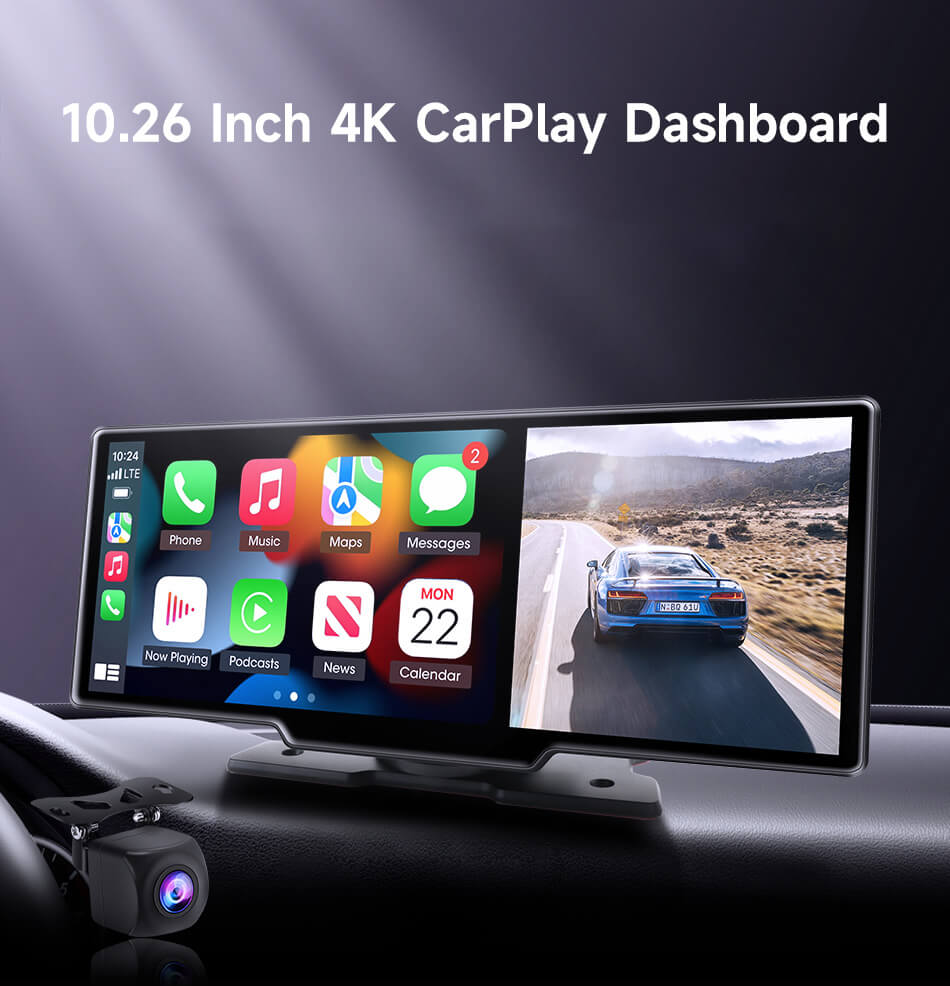 [❄️Prime offer £80 Off] CarPlay Screen Ottoscreen Max 10.26 inches 2.5K